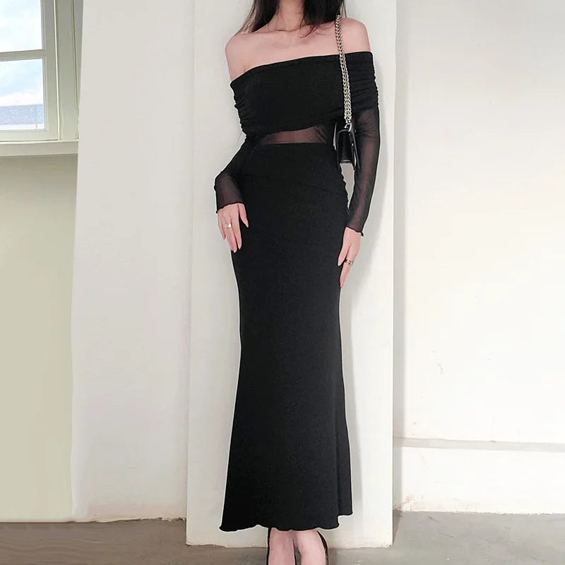 Ophelia Elegant Off-Shoulder Dress